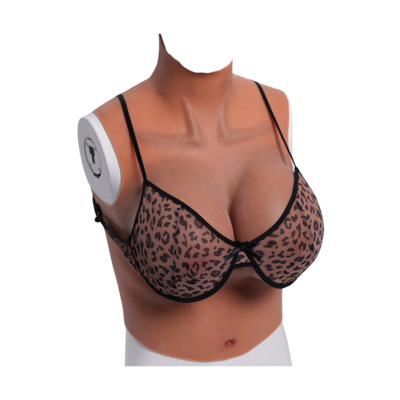 Men to women Artificial Silicone Breast Forms with stomach For Cross-dresser Enhancer Fake Boobs Tits Breast Plate