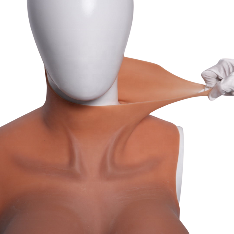 Men to women Artificial Silicone Breast Forms with stomach For Cross-dresser Enhancer Fake Boobs Tits Breast Plate