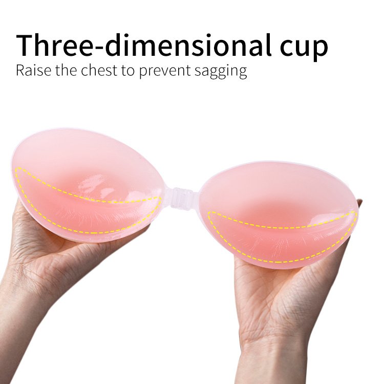 silicone breast forms 3d push up breast thicken sweatproof reusable adhesive silicone bra