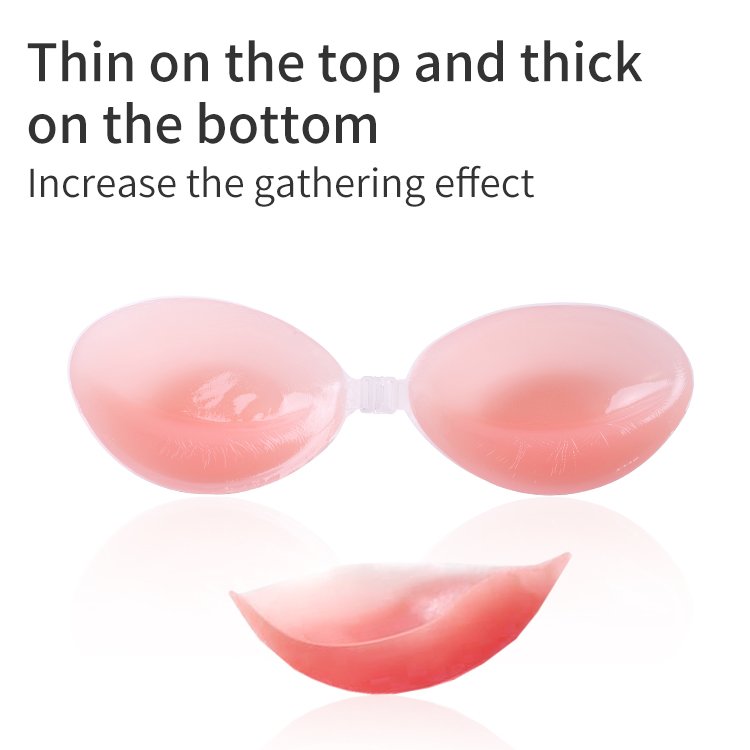silicone breast forms 3d push up breast thicken sweatproof reusable adhesive silicone bra