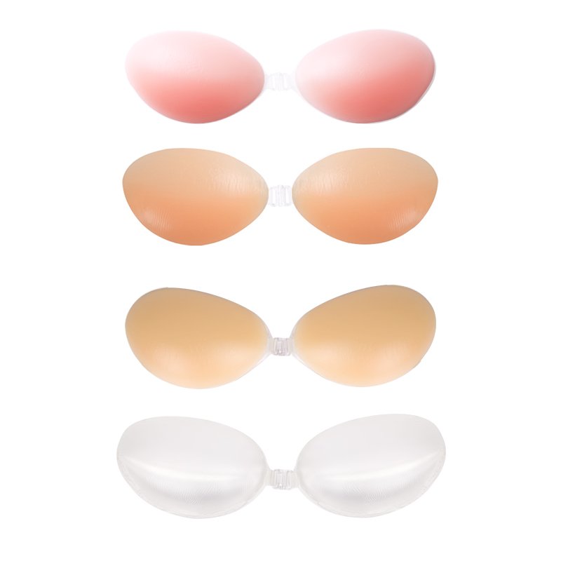 silicone breast forms 3d push up breast thicken sweatproof reusable adhesive silicone bra