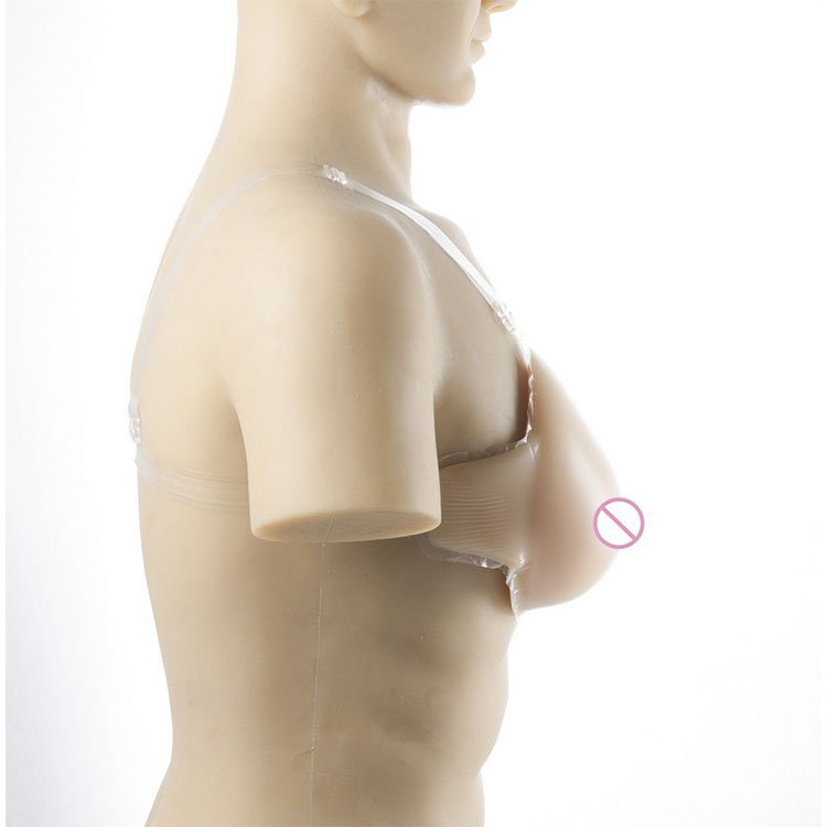 URCHOICE Unisex Prosthesis Cross-dressing Mastectomy breast form boobs enhancement silicone postoperative artificial breast bra