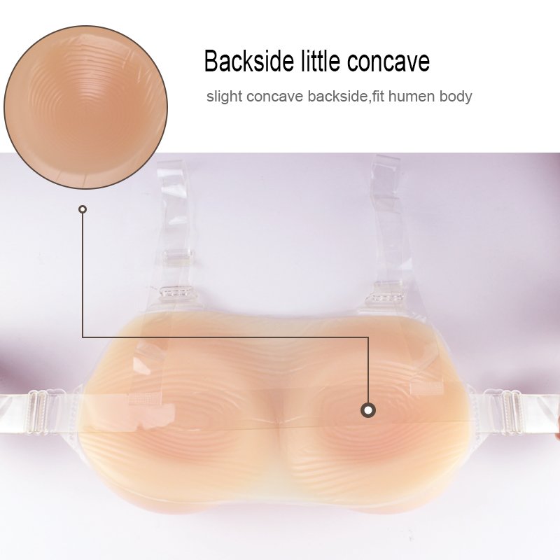 Shemale Boobs Adhesive Silicone Crossdresser Bra Breast Forms Big Boobs China 100% Silicone Comfortable 1 Unit