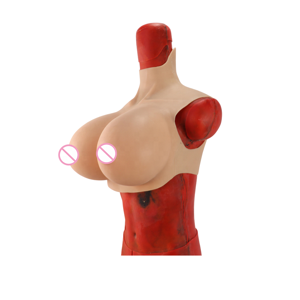 Fake Boobs Silicone Breastplate Breast Forms Cosplay Breasts Enhancers Forms K Cup For Transgender Cosplay Drag Queen