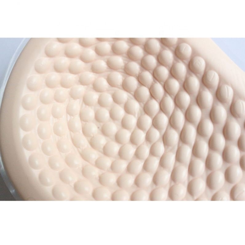 Lightweight Type Spiral Shape Postoperative Silicone Breast Form Artificial Breast Prosthesis For Mastectomy Right