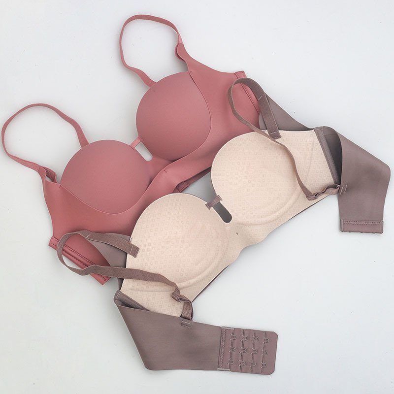 Factory Wholesale Wireless Seamless Bra Girls Smooth Stretchy Supportive Quick Dry Push Up Bra For Women