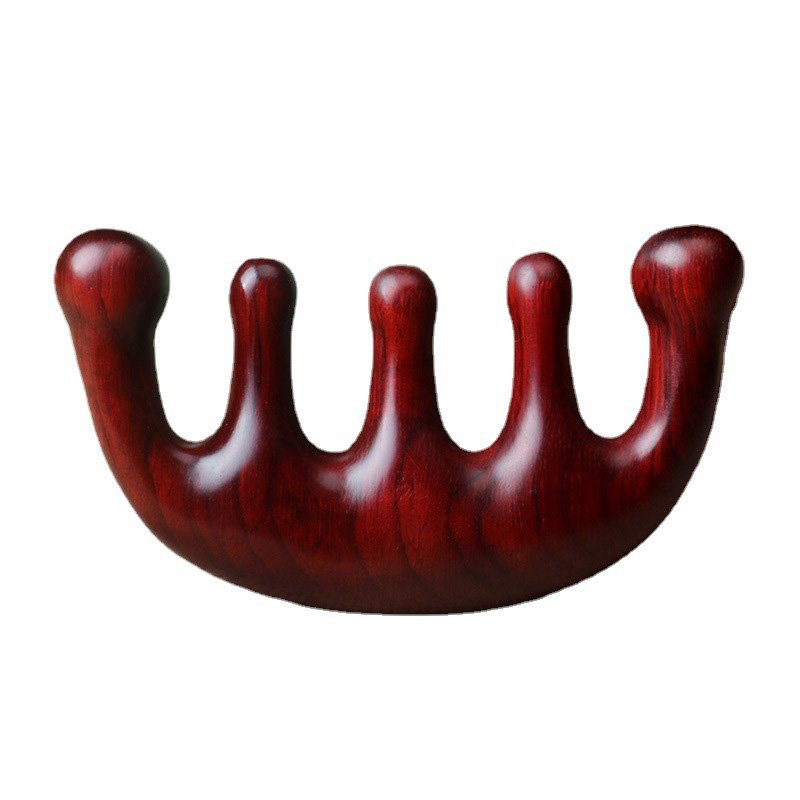 wooden therapy korean facial wooden stick guasha wood massager set comb