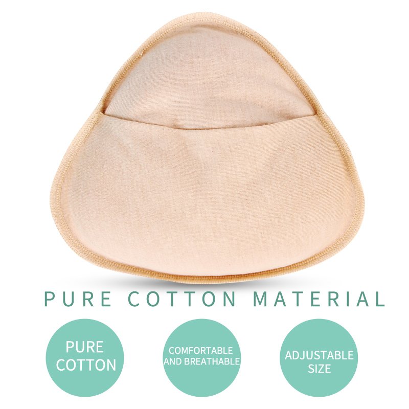 Standard Breast Form Soft Comfortable Temporary False Cotton Breast Breast Cancer Surgery Cotton pad Type Chest pad