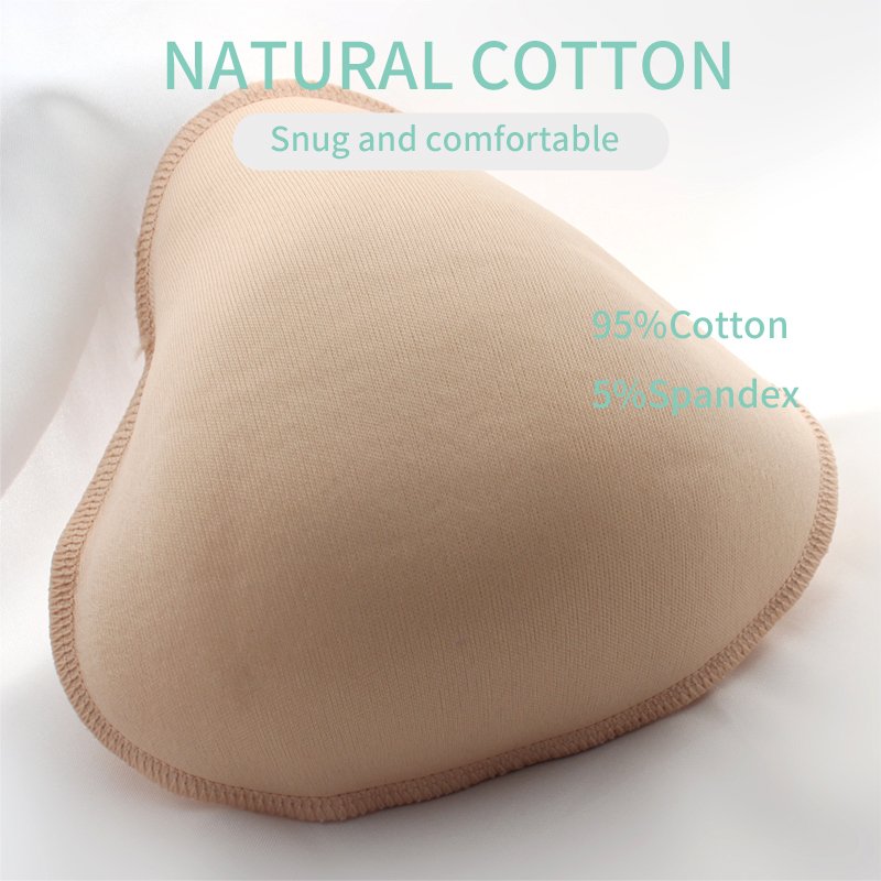 Standard Breast Form Soft Comfortable Temporary False Cotton Breast Breast Cancer Surgery Cotton pad Type Chest pad