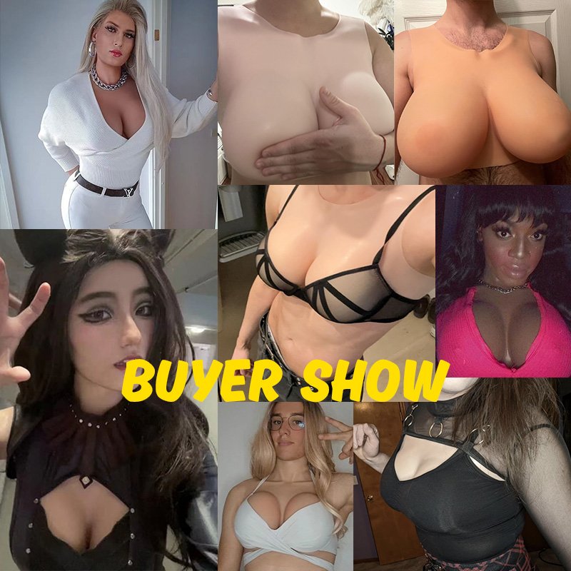 Artificial Silicon Breasts lifelike Crossdresser Cosplayer Drag Queen Transvestite Fake Boobs Man To Woman Breast Form