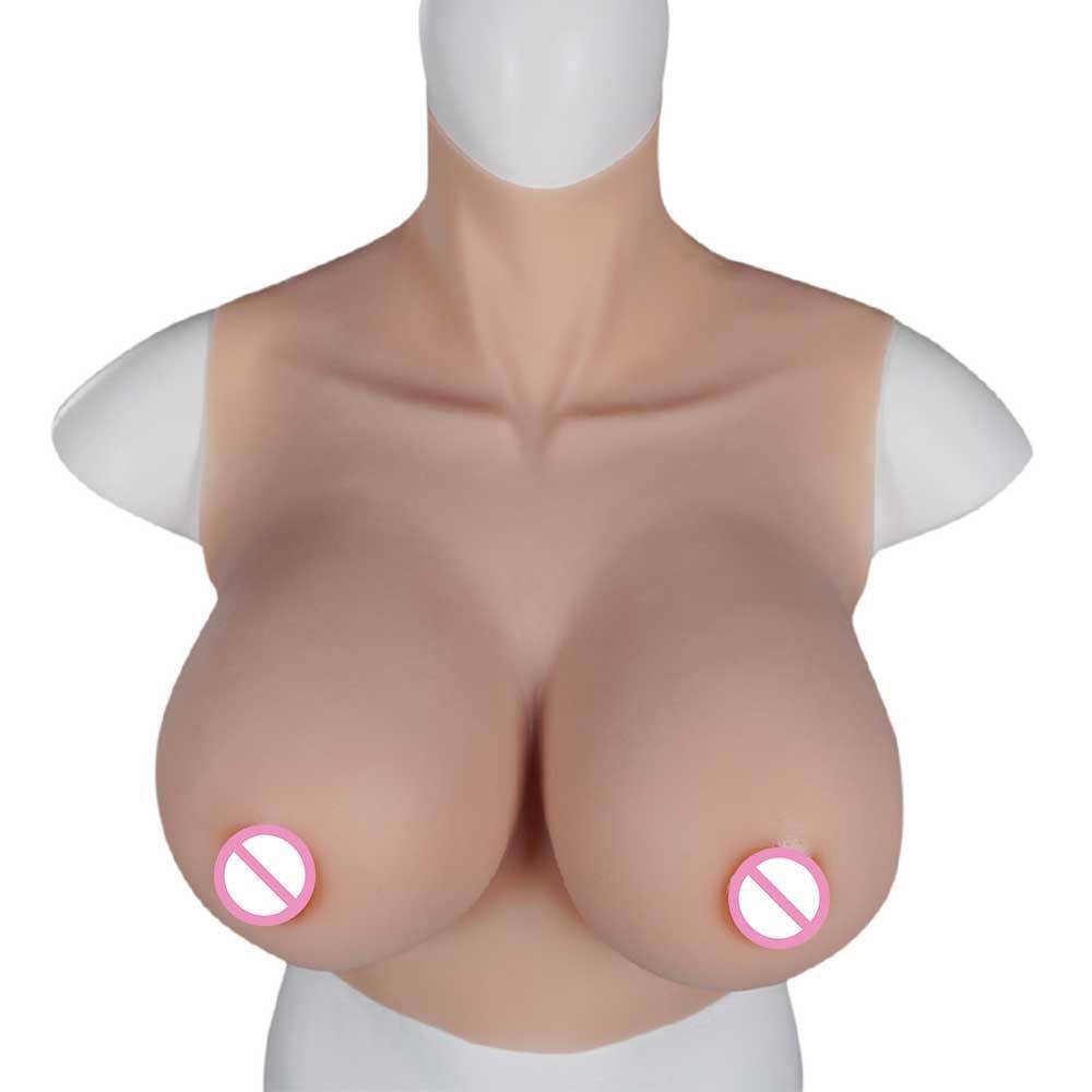 URCHOICE Realistic Fake Boobs Silicon Breast Forms Woman Chest Tits Enhancer Crossdresser Shemale Transgender Cosplayer