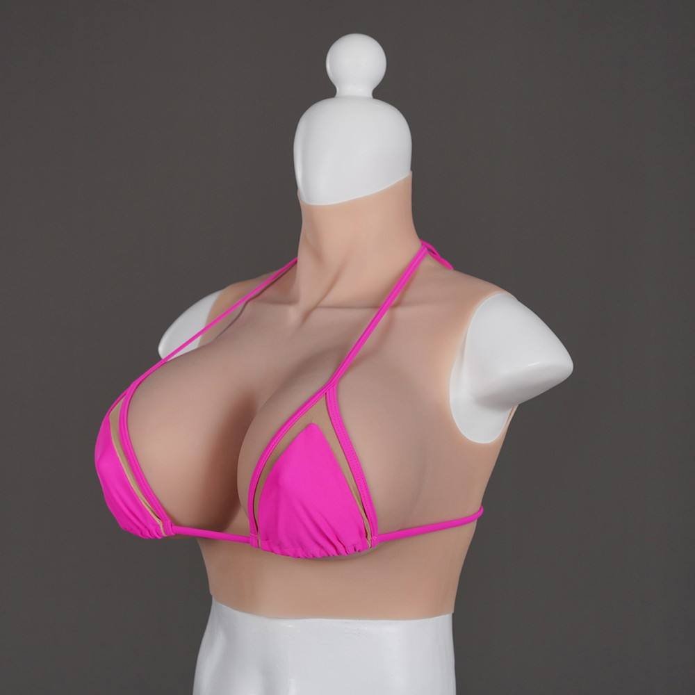 URCHOICE Realistic Fake Boobs Silicon Breast Forms Woman Chest Tits Enhancer Crossdresser Shemale Transgender Cosplayer