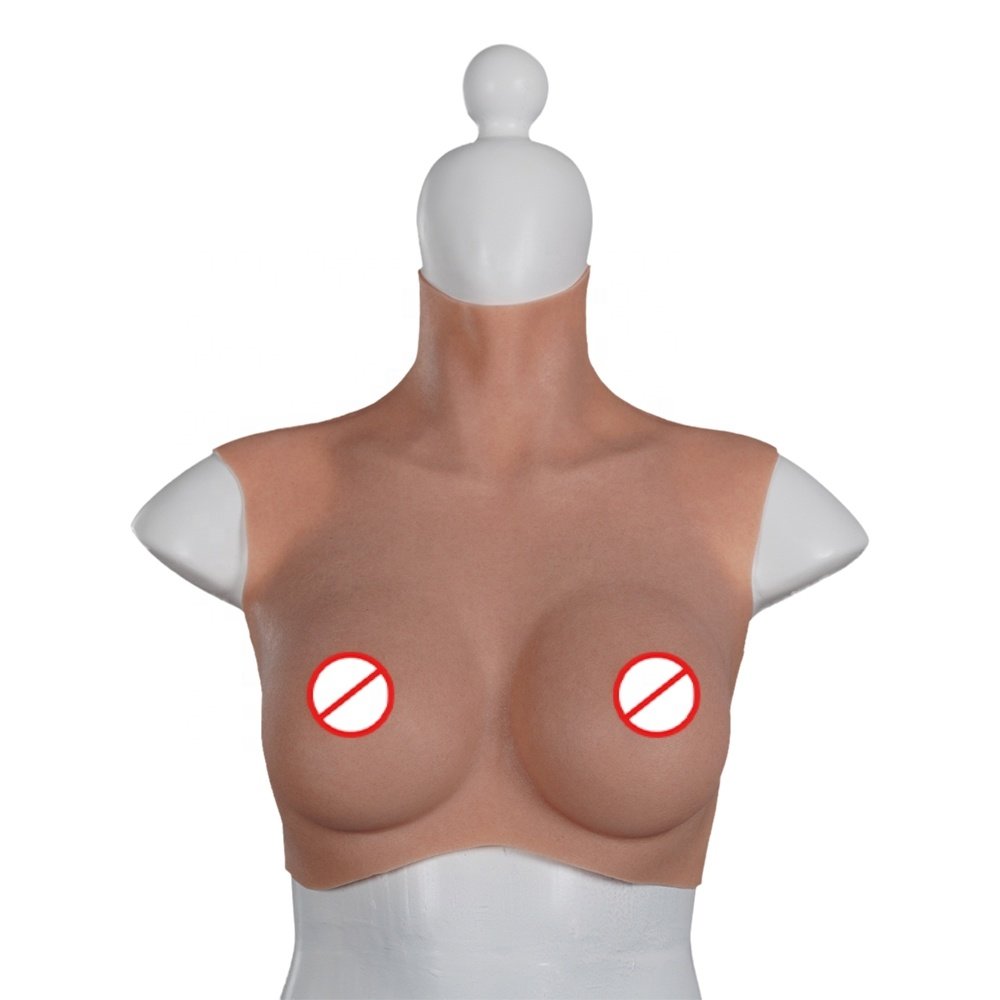 Sexy Silicone Big Fake Boobs Crossdressers Artificial Big Cup Sissy Female Silicone Breastplate Falsos Breast Form