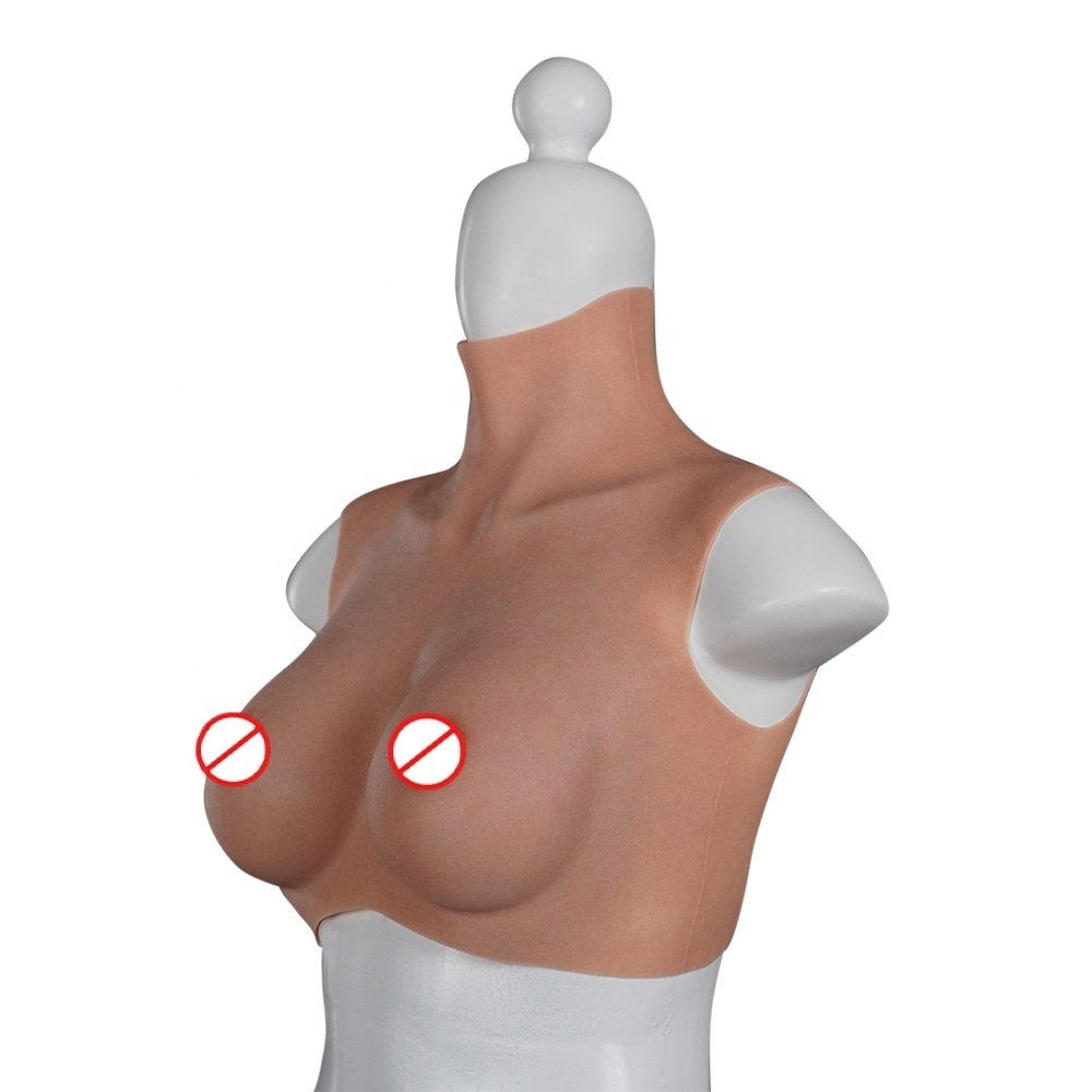 Sexy Silicone Big Fake Boobs Crossdressers Artificial Big Cup Sissy Female Silicone Breastplate Falsos Breast Form