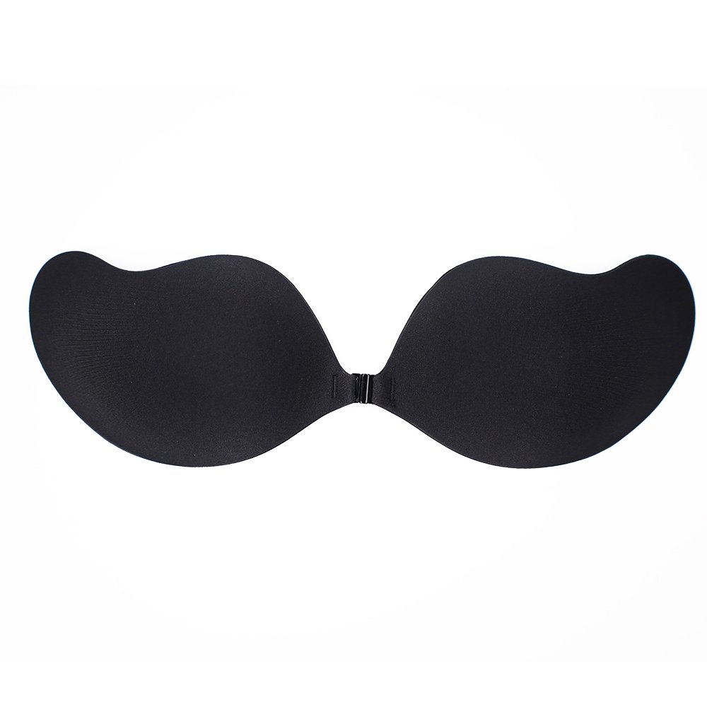 Custom Shape Women Push Up Lifting Invisible Bra Adhesive Silicone Bra with Nipple Covers