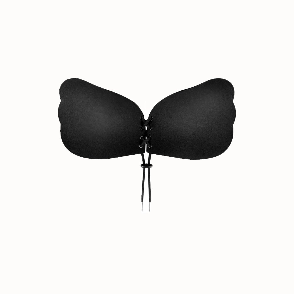 Custom Shape Women Push Up Lifting Invisible Bra Adhesive Silicone Bra with Nipple Covers