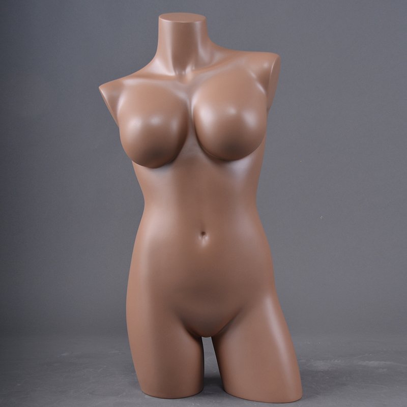 Fashion big breast window display headless manikin sexy lifelike curvy form bust female mannequin torso for sale