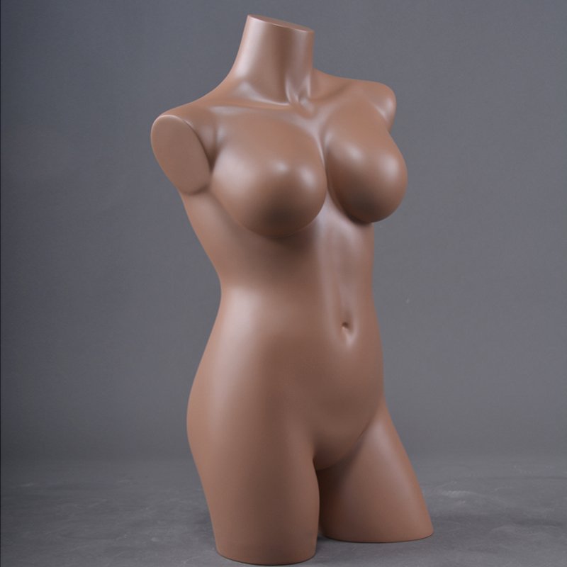 Fashion big breast window display headless manikin sexy lifelike curvy form bust female mannequin torso for sale