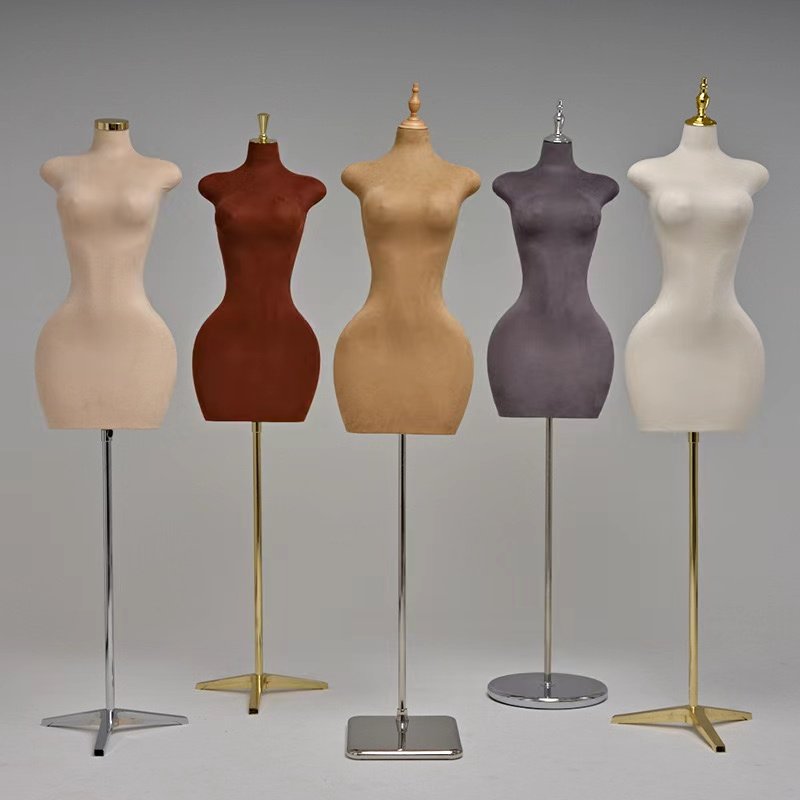 Hot Big Hips Upper Body Display Female Torso Clothing Dress Form Tailoring Sewing Dummies Mannequin Popular Fabric Women Carton