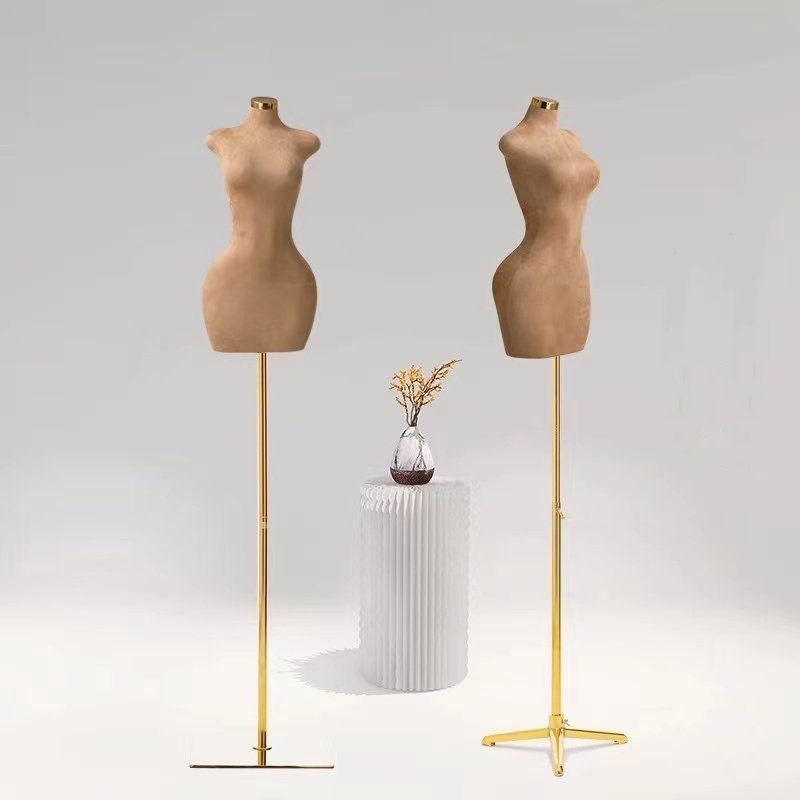 Hot Big Hips Upper Body Display Female Torso Clothing Dress Form Tailoring Sewing Dummies Mannequin Popular Fabric Women Carton