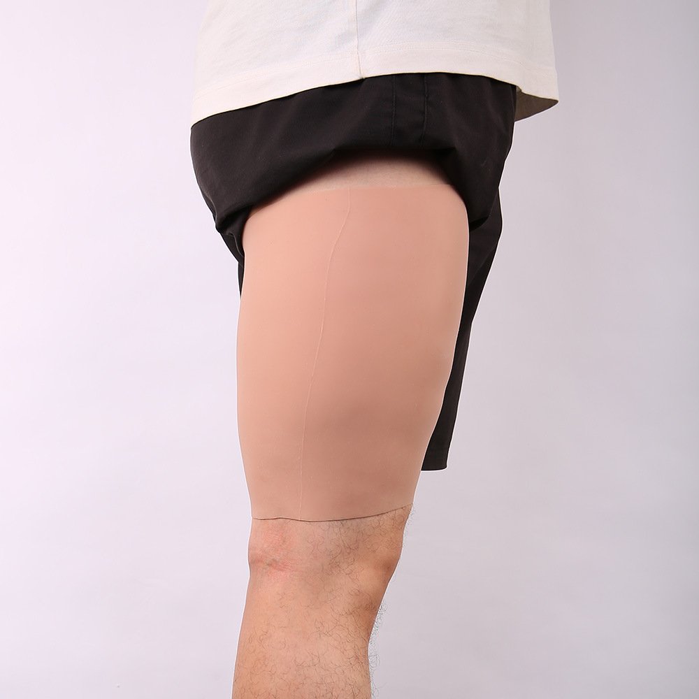 Silicone Leg Enhance Shaper Soft Calf Pad Thigh Correctors for Men and Women for Birthmark Scar Cover Breast Form