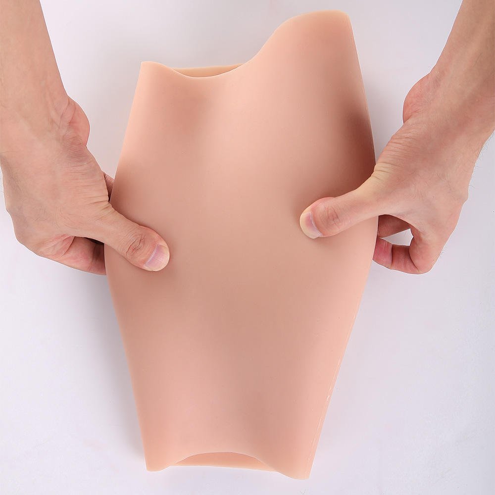 Silicone Leg Enhance Shaper Soft Calf Pad Thigh Correctors for Men and Women for Birthmark Scar Cover Breast Form