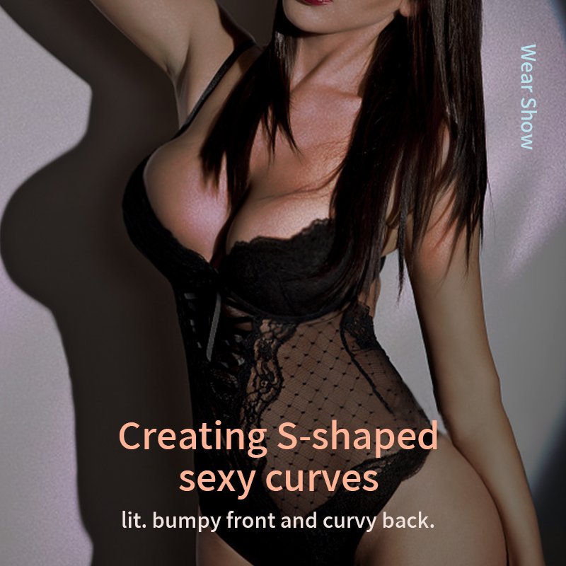 ONEFENG Silicone Boobs Meme Vagina Full Body Suit for Crossdresser Drag Queen Breast Form Buttocks Pad Breast Plate False Pussy