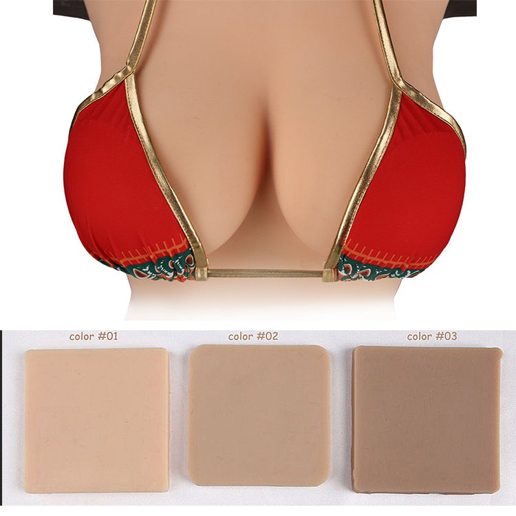 URCHOICE Half body Huge Realistic Silicone Breast Forms Big Fake Chest Boobs For Crossdresser Transgender Transsexual Sissy