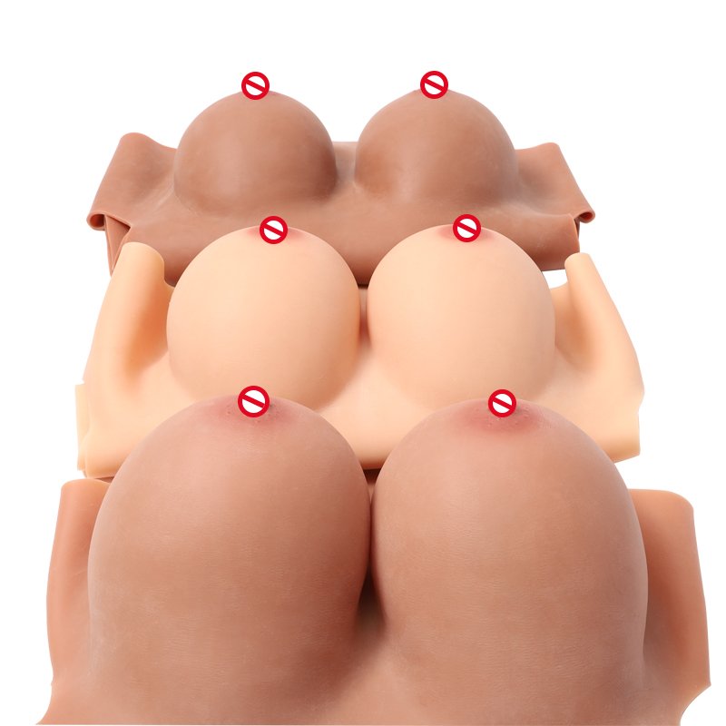 2024 artificial breast crossdresser silicon girl for men full body Realistic breast shape chest fake boobs intimates accessories