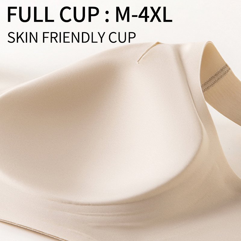 Seamless 4XL Plus size bra for big breasts push up V-Neck breast lift Leisure Bras for Women Shapewear underwear Gather support