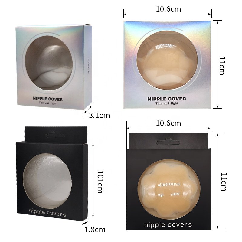 Silica Thin Petal Breast Pasties For Swimwear Beachwear 6.5CM Flower Sexy Silicone Nipple Stickers