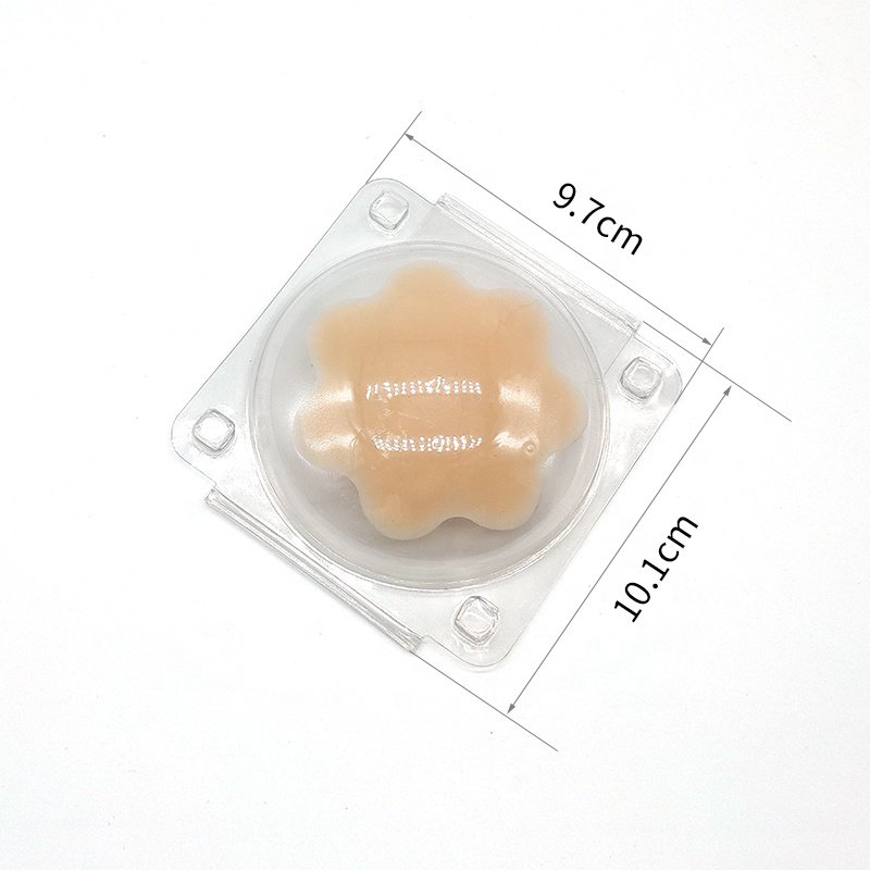 Silica Thin Petal Breast Pasties For Swimwear Beachwear 6.5CM Flower Sexy Silicone Nipple Stickers