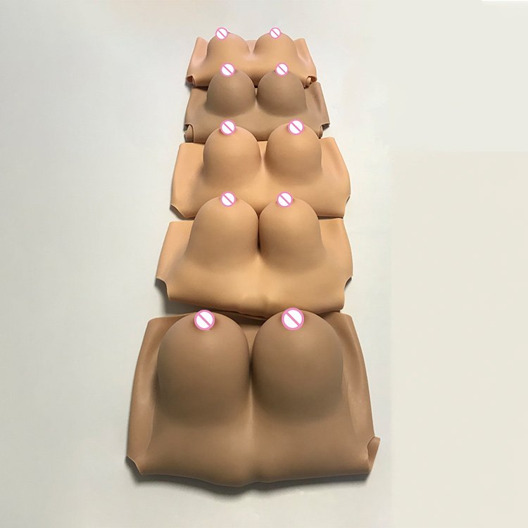 Big Tits B-G Cup Artificial boobs Elastic Drag Queen Breastplate Oil free Silicone fake breast For transgender Crossdresser