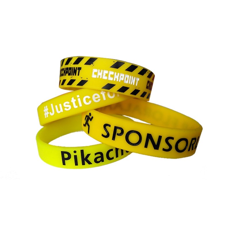 Concave Holiday Sports Bracelet Wrist Strap Printed Rubber Glow in Dark Vintage Custom Camouflage with Logo Silicone Unisex