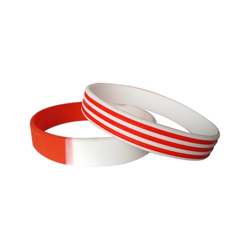 Concave Holiday Sports Bracelet Wrist Strap Printed Rubber Glow in Dark Vintage Custom Camouflage with Logo Silicone Unisex