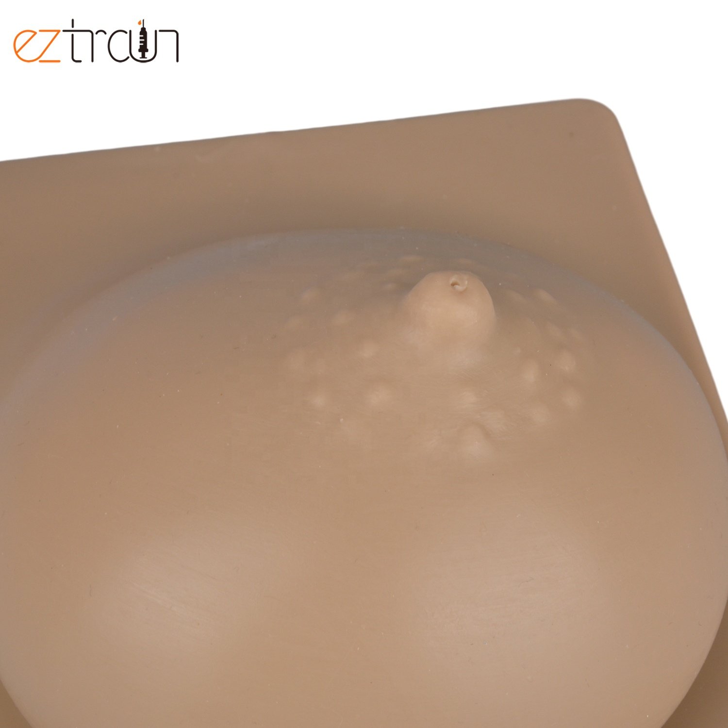 Brown Skin Single Breast Forms for Massage Milk Ejection Practice Breastfeeding Education