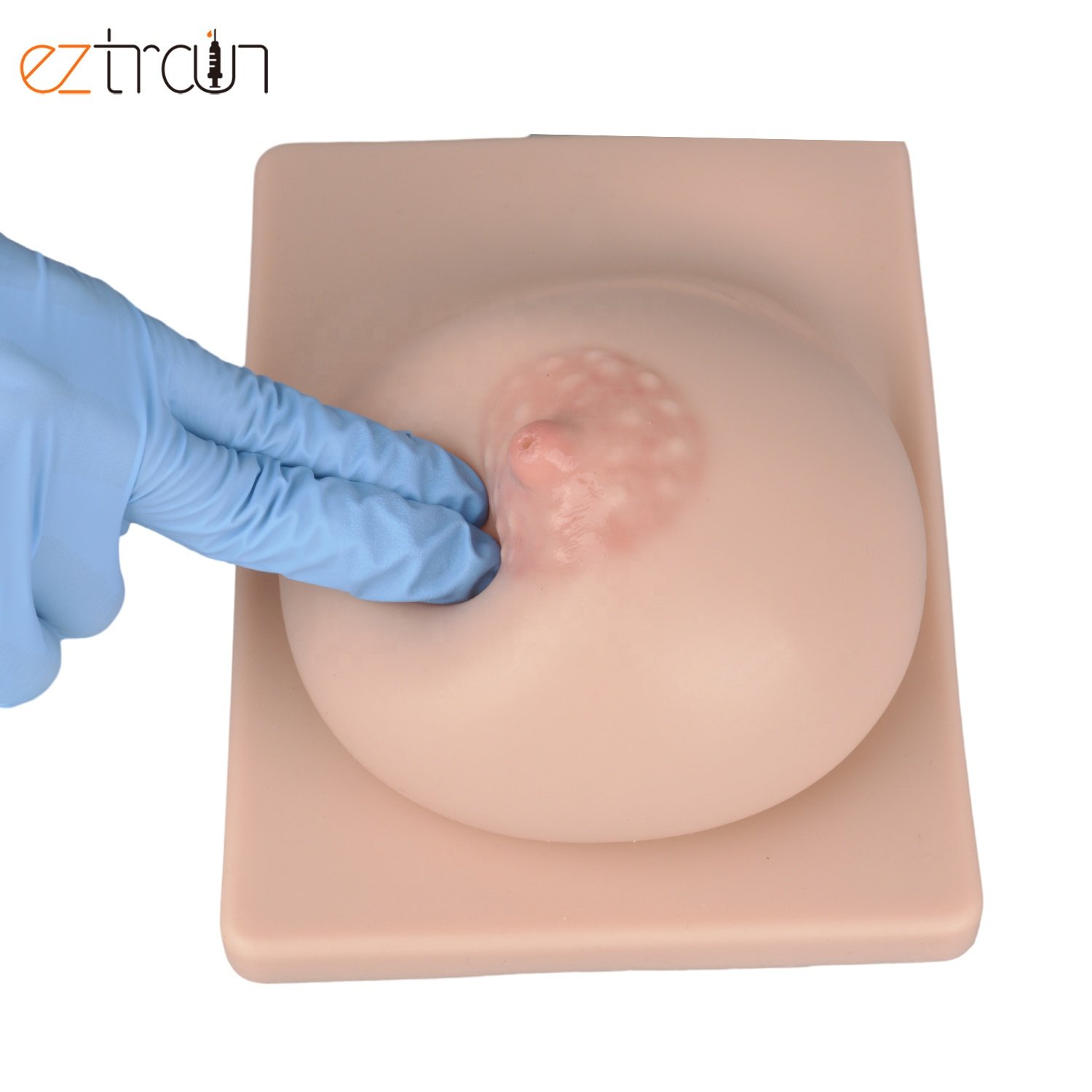 Brown Skin Single Breast Forms for Massage Milk Ejection Practice Breastfeeding Education