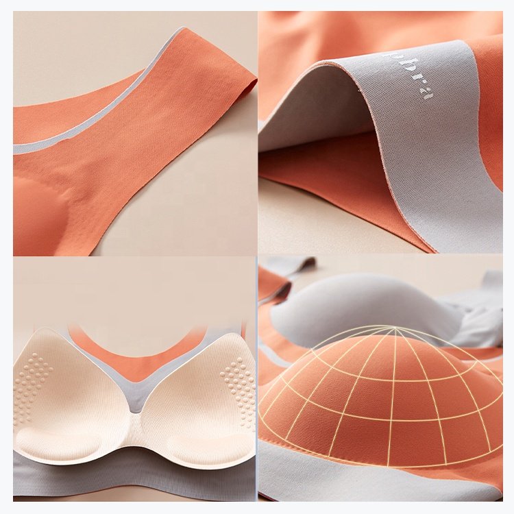 High Quality Woman's Sports Bra Girl Bra Push-Up Breathable seamless Low Price Small Breasts Hot Tank Top Padded Seamless Bra