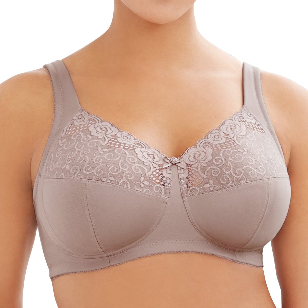 Wholesale Wireless Cotton Bralette Full Cup Comfort Wireless Cotton Bra Breathable Women Sexy Lace Plus Size Bra Adults Medium
