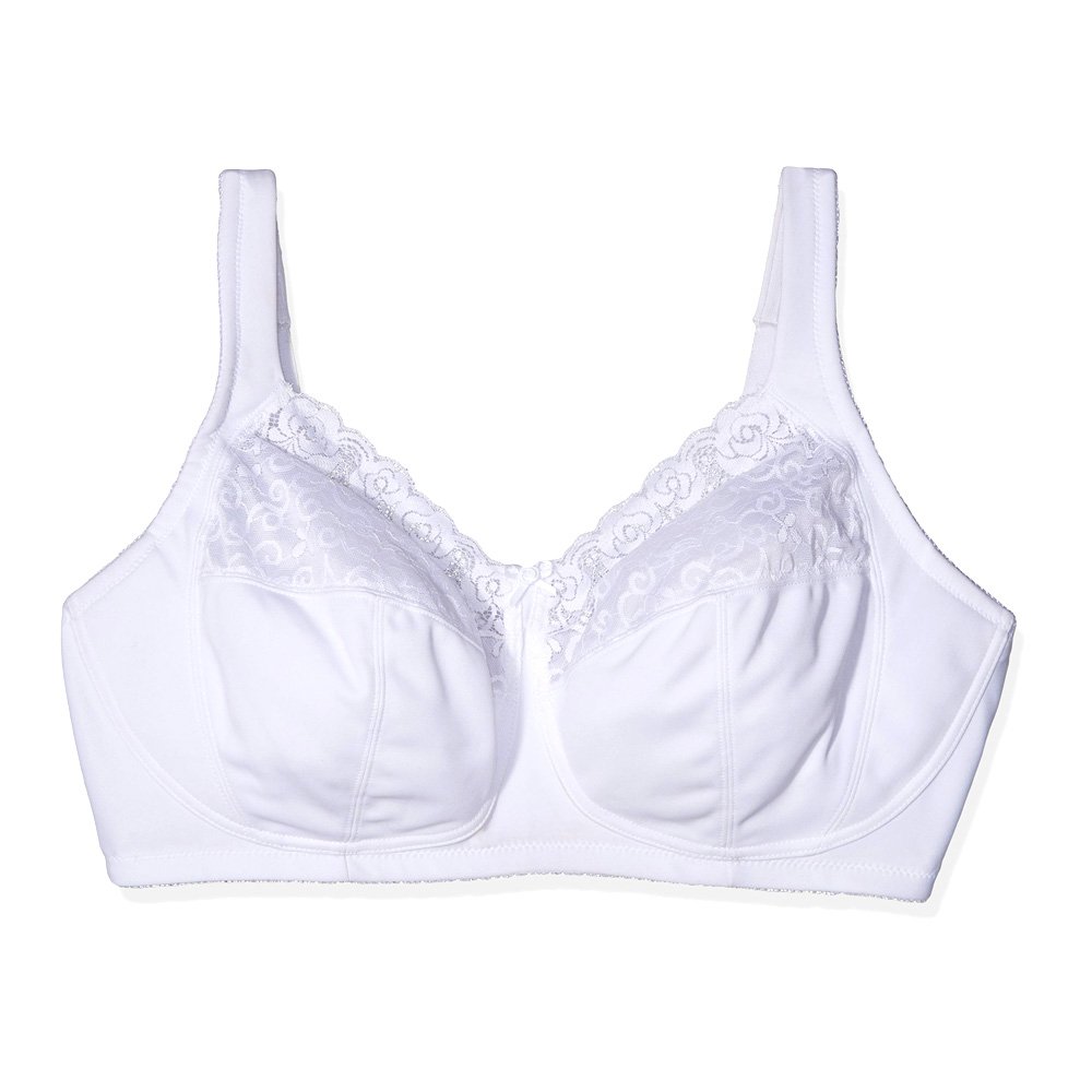Wholesale Wireless Cotton Bralette Full Cup Comfort Wireless Cotton Bra Breathable Women Sexy Lace Plus Size Bra Adults Medium