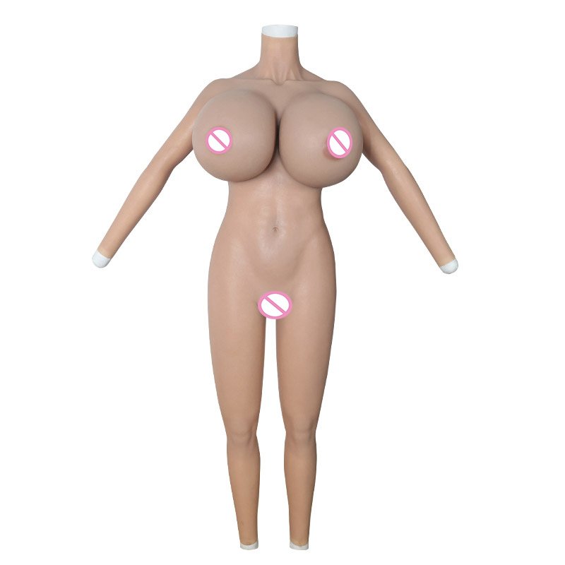 Silicone S X Cup Fake Boobs Giant Breast Forms Big Buttocks Bodysuit For Cosplay Drag Queen Transgender Crossdresser