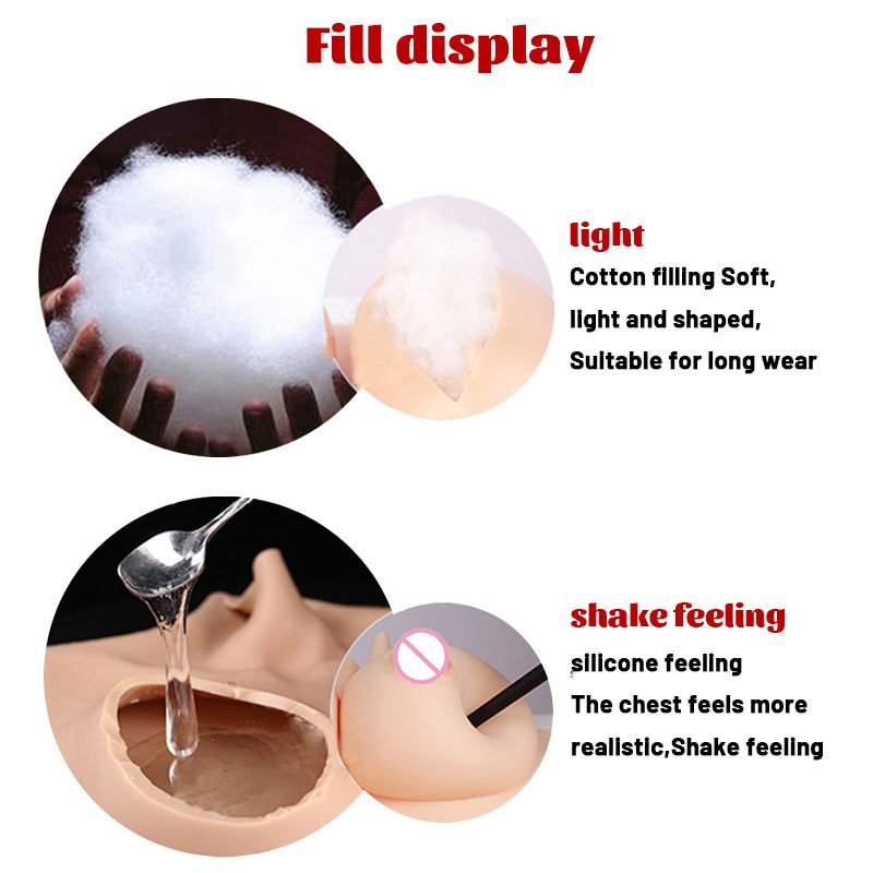 Eta Cosplay Costume With Huge Tits Padded Fake Boobs Crossdressing-Clothing td2 Silicone Body Suit Breast Form