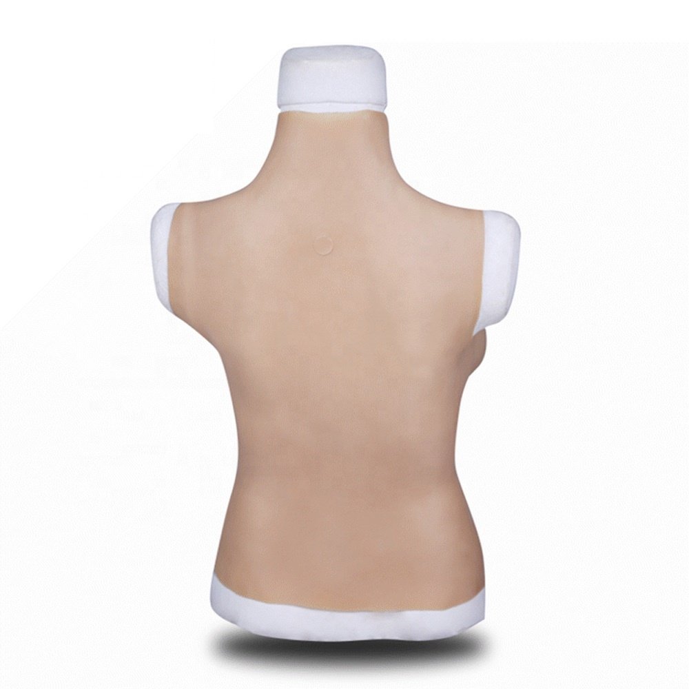 Solid C Cup Half Body Silicone Breast Form Prosthesis Transvestite Crossdresser