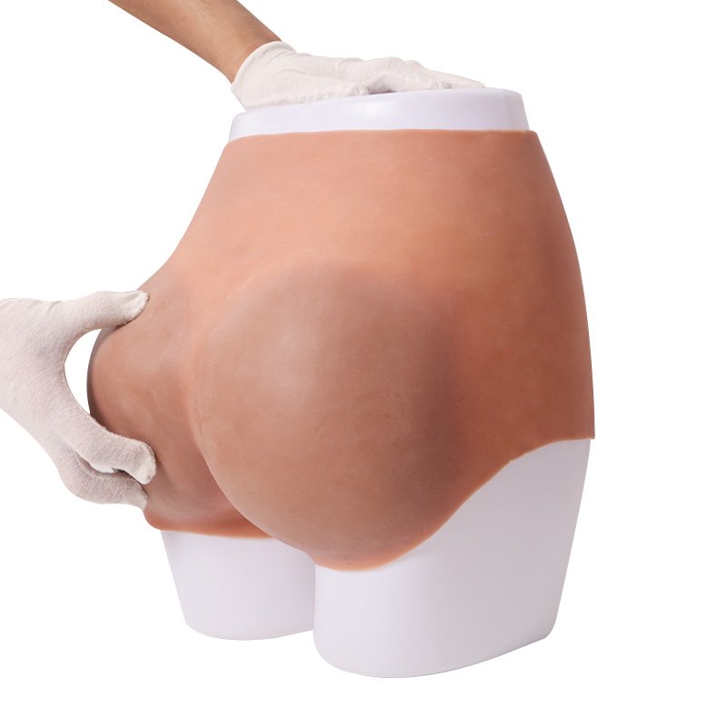 Silicone triangle Buttock Hip lifter Open Crotch Panty Padded pants silicone Butt XXL Artificial Body Enhancer Bumbum Shapers