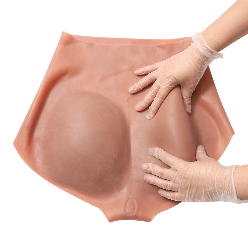 Silicone triangle Buttock Hip lifter Open Crotch Panty Padded pants silicone Butt XXL Artificial Body Enhancer Bumbum Shapers