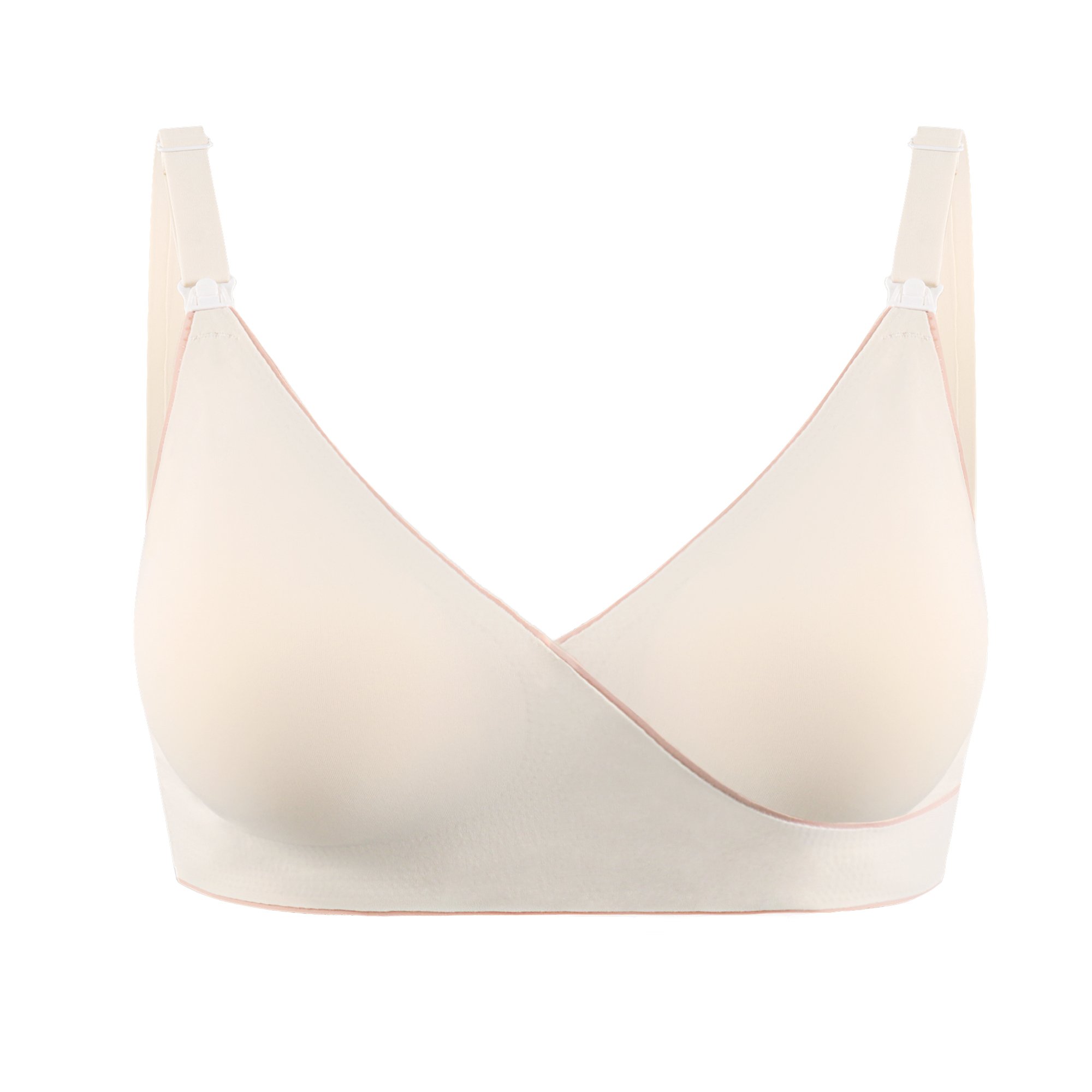 OEM Lady soft Seamless breathable Lactation Breastfeeding Front Open Maternity Nursing Bra for Breast Feeding