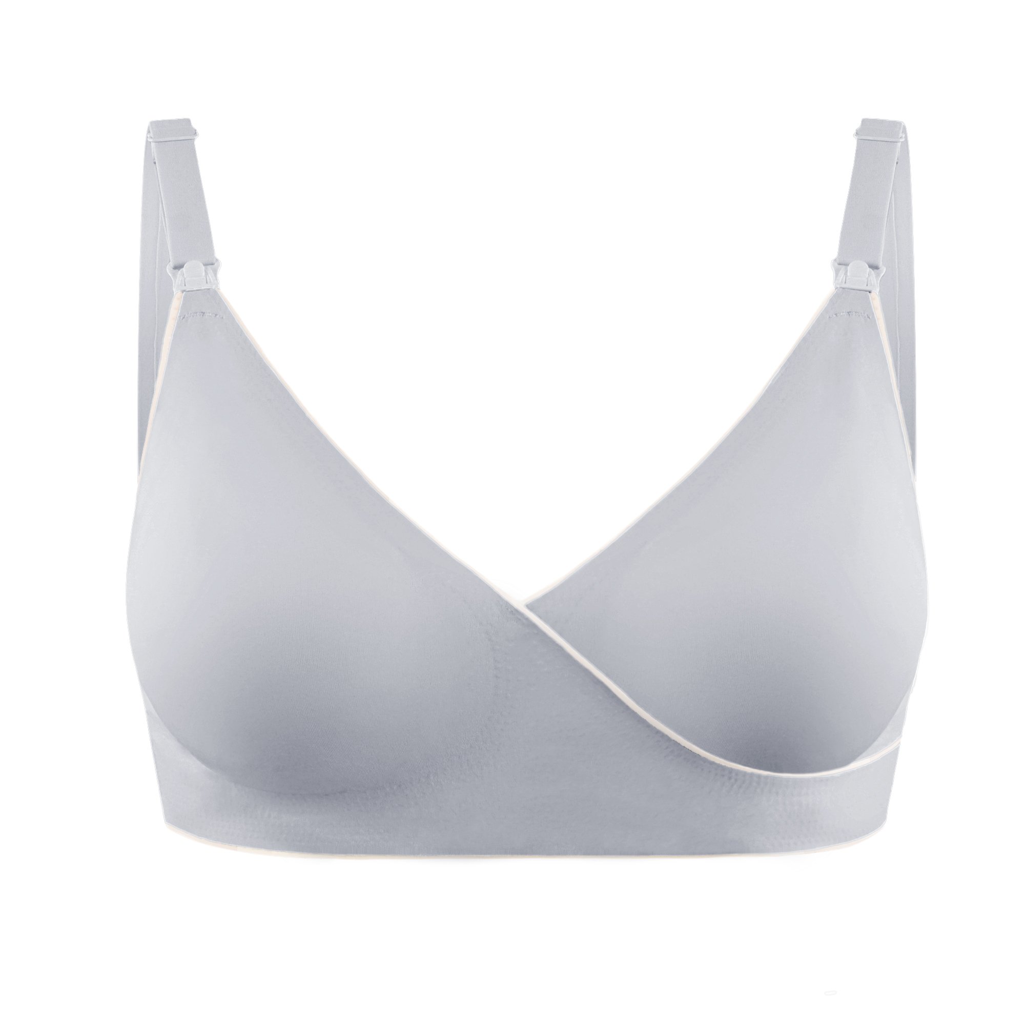 OEM Lady soft Seamless breathable Lactation Breastfeeding Front Open Maternity Nursing Bra for Breast Feeding