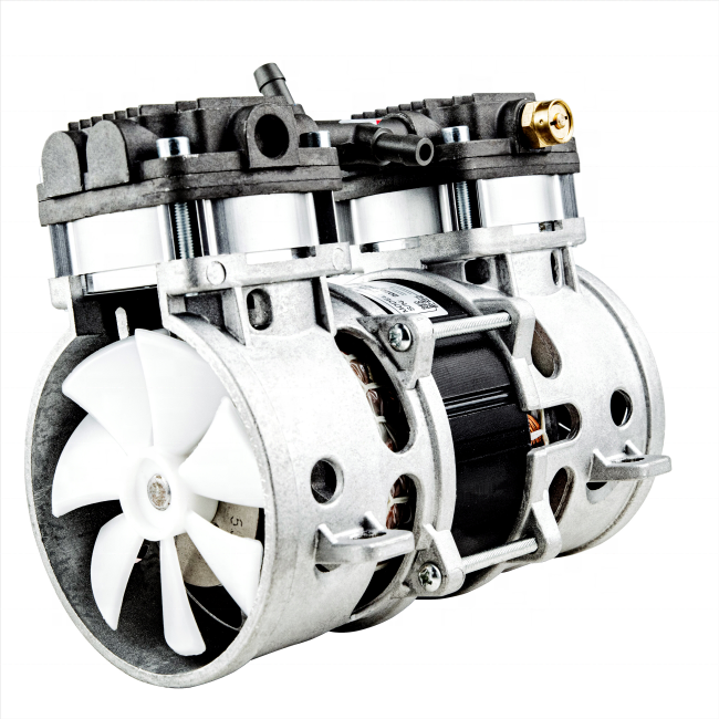 Hot sales small portable air compressor head BW210F-1 230W silent piston air compressor 2bar oil free air compressor pump