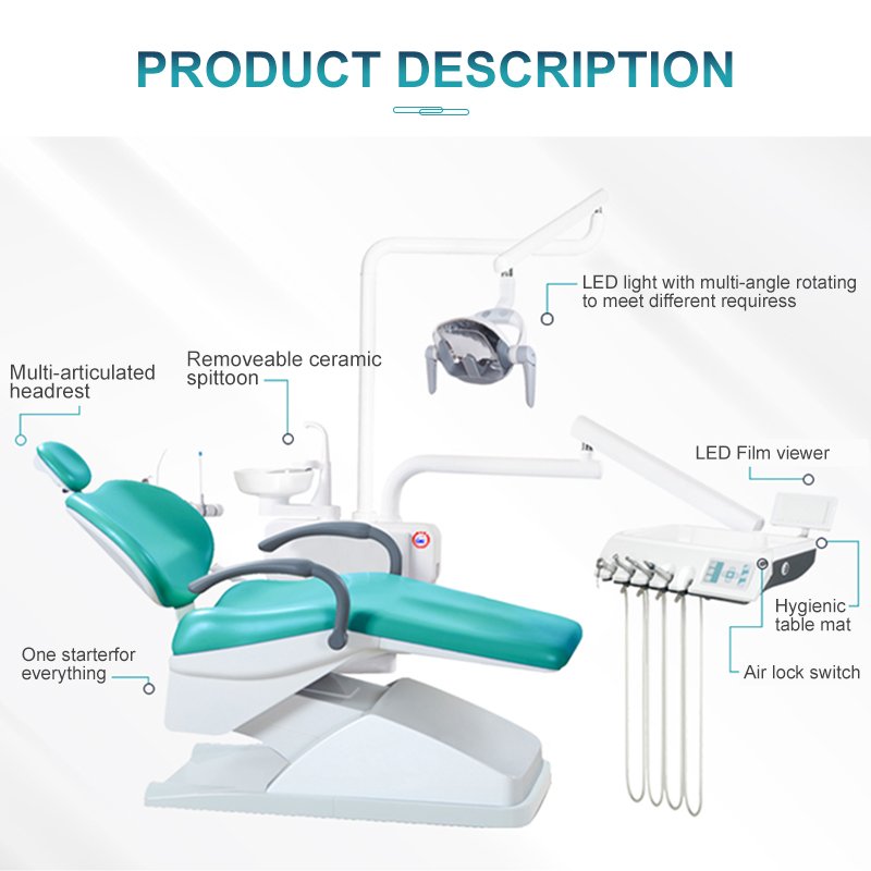 High quality portable Tooth Diagnosis Treatment Integral oms Dental Assistant Chair Unit Dental Chair