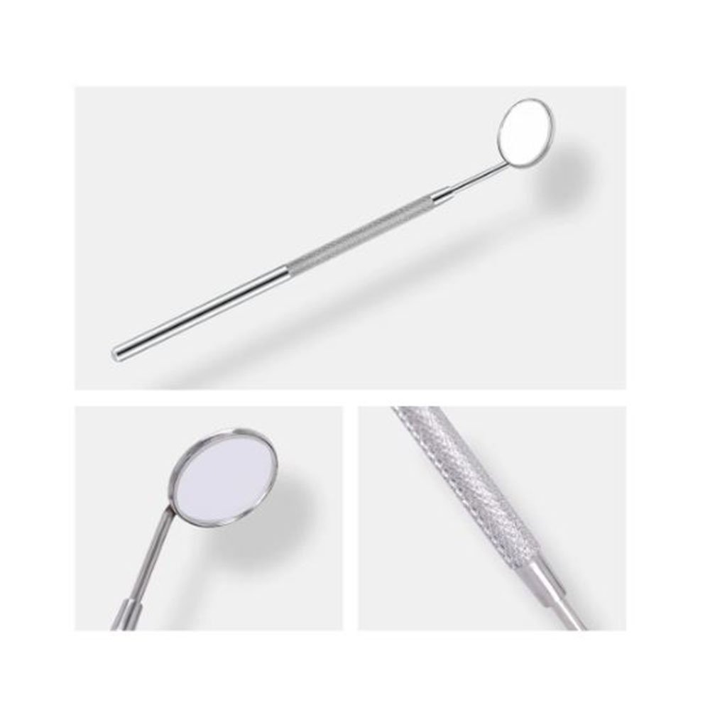 5 PCS Set Dental Teeth Scaler Kit Loupes Mirror Sickle Scaler Teeth Pick Spatula Equipment Oral Care Tooth Cleaning Kit